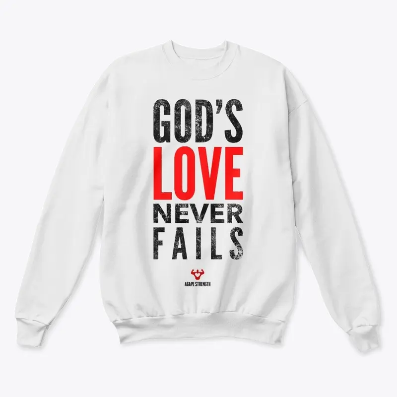 "God's Love Never Fails" White Series