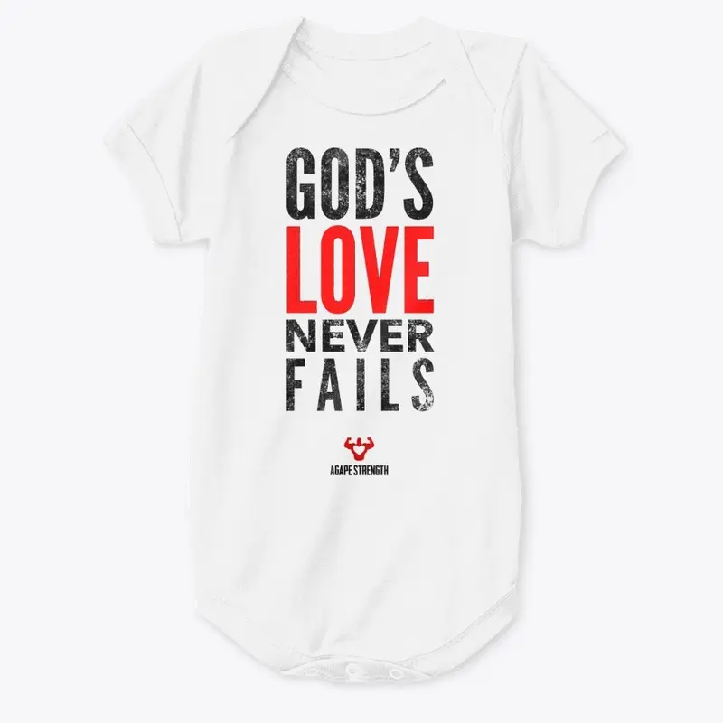 "God's Love Never Fails" White Series