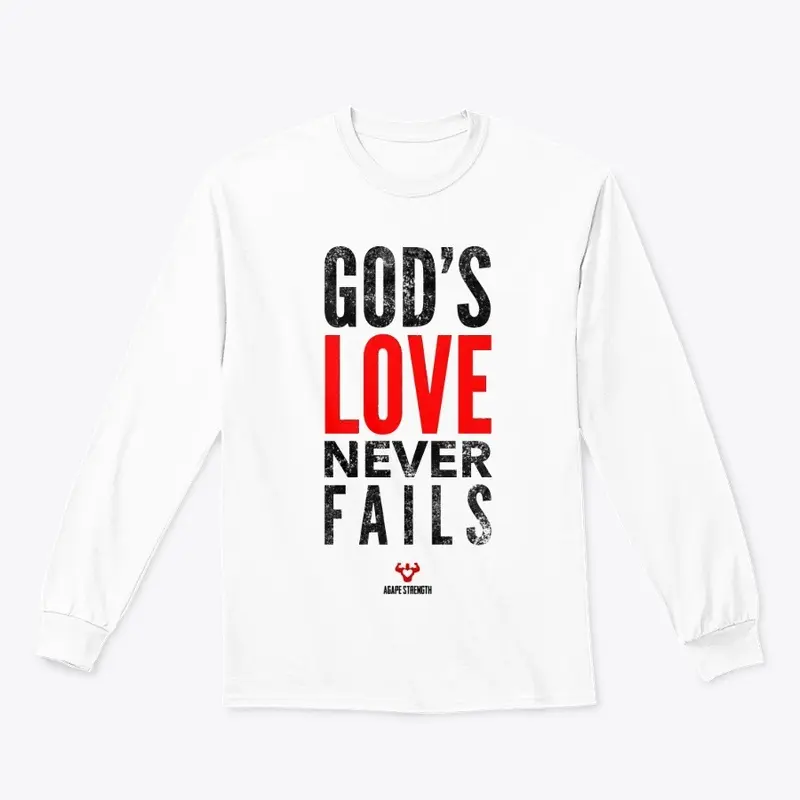 "God's Love Never Fails" White Series