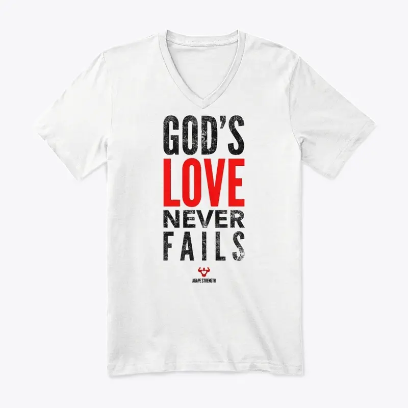 "God's Love Never Fails" White Series